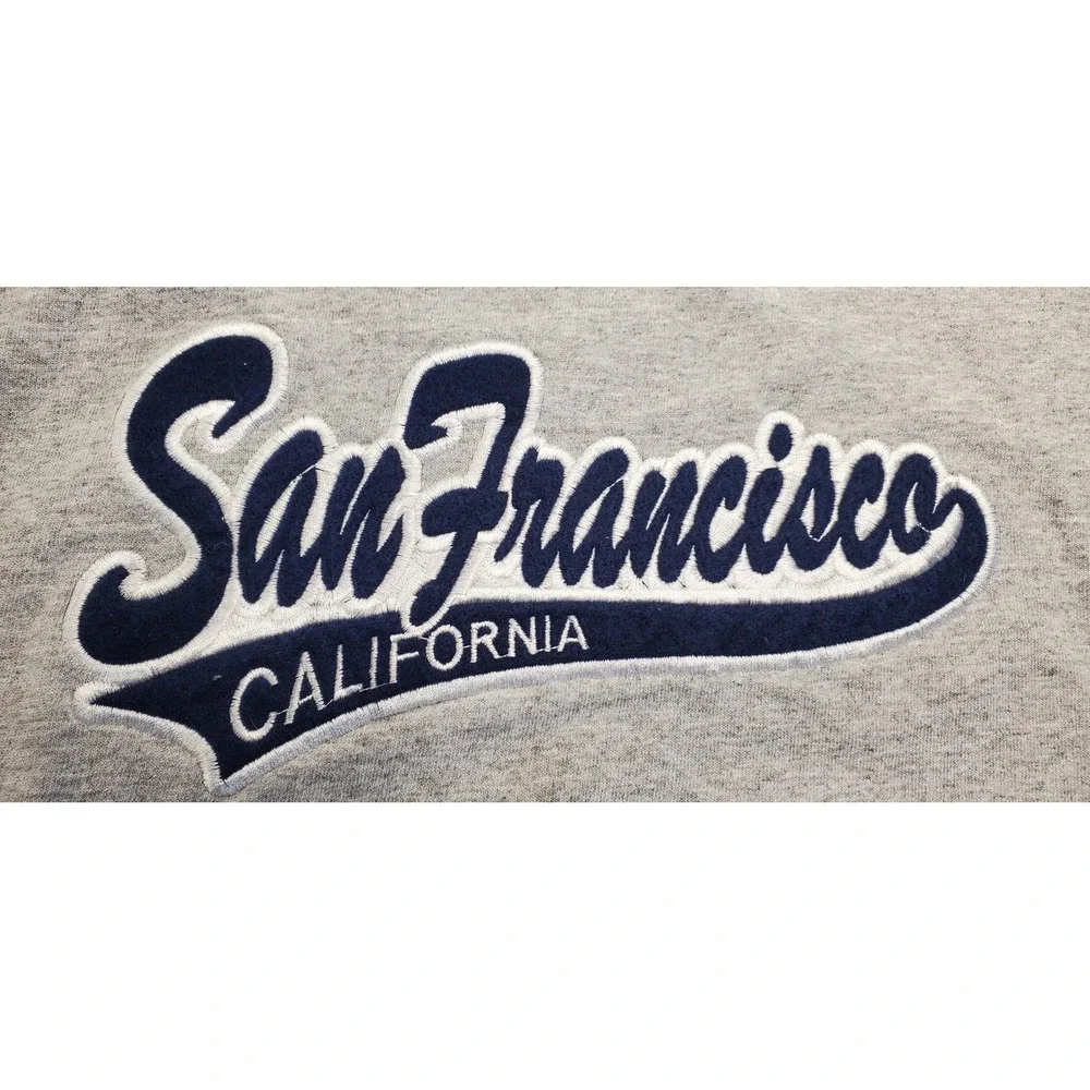 Gildan‎ San Francisco California Graphic T Shirt Mens Medium Gray Heavy Cotton